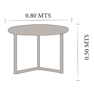 Mesa Ratona Simil Marmol Decoracion Vanguardia Mayorista
