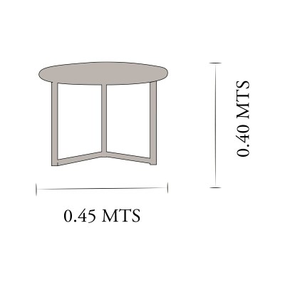 Mesa Ratona Simil Marmol Decoracion Vanguardia Mayorista