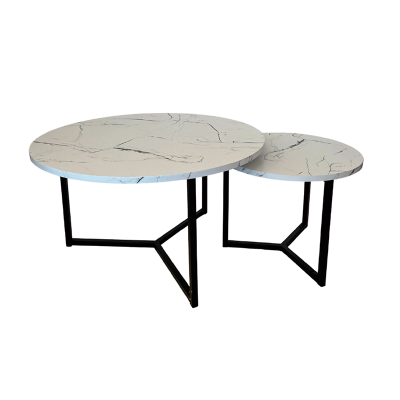 Mesa Ratona Simil Marmol Decoracion Vanguardia Mayorista