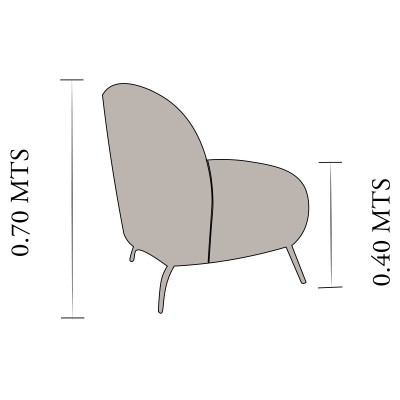 Butaca Ares Rústica