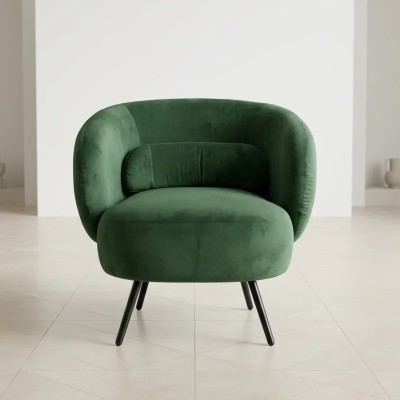 Butaca Atenea velvet verde botella | Mayorista MoOd DECO