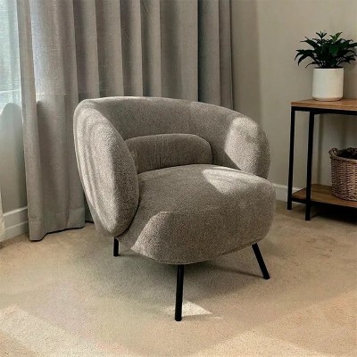 Butaca Atenea velvet gris oscuro | Mayorista MoOd DECO