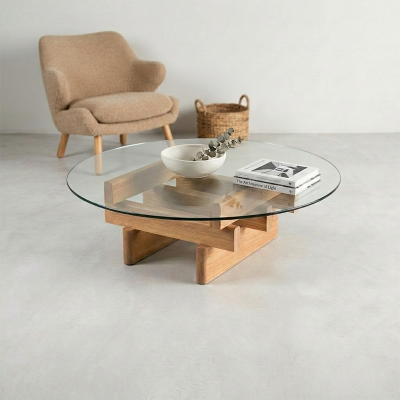 Ratona Porter vidrio templado fresno nuevo ingreso | MoOd DECO