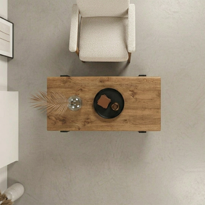Ratona Velazquez banco industrial madera metal | MoOd DECO