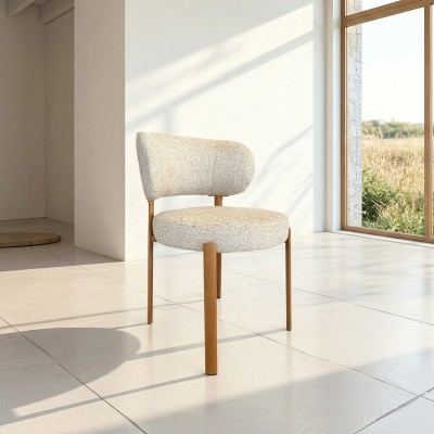Silla Bermejo chenille beige nuevo ingreso | MoOd DECO 2026