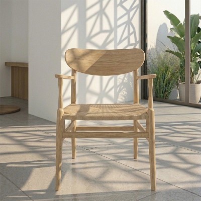 Sillón Amazona fresno fibra natural con brazos | MoOd DECO