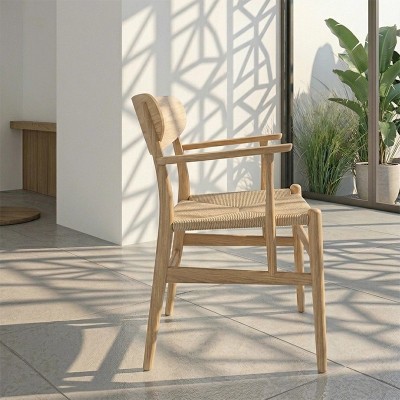 Sillón Amazona fresno fibra natural con brazos | MoOd DECO