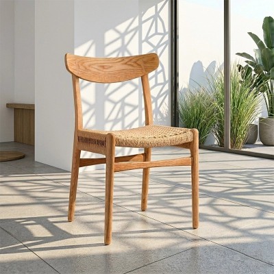 Sillón Amazona fresno fibra natural con brazos | MoOd DECO