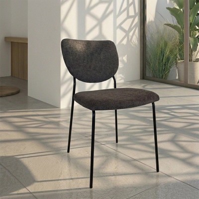 Silla Paraná velvet gris estructura metal | Mayorista MoOd DECO