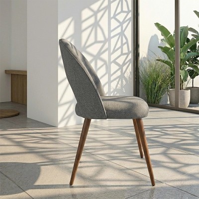 Silla Indo nórdica gris simil madera | Mayorista MoOd DECO