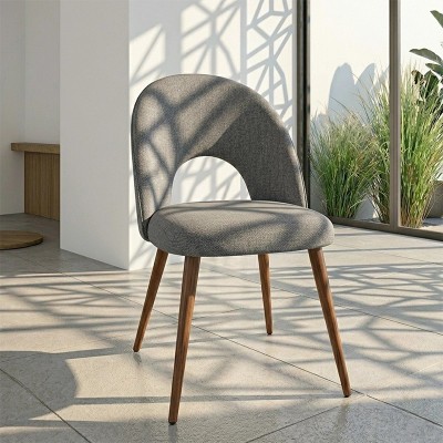 Silla Indo nórdica gris simil madera | Mayorista MoOd DECO
