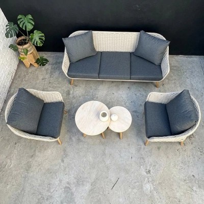 Set París living outdoor aluminio tala premium | MoOd DECO