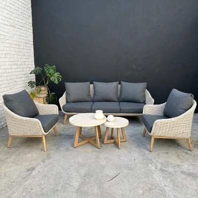Set París living outdoor aluminio tala premium | MoOd DECO