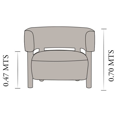 Butaca Dionisio Boucle