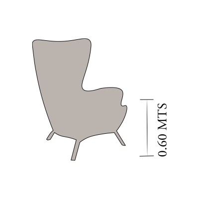 Butaca Hermes Beige Claro